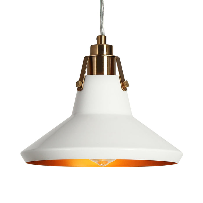 Tencan 1-Light Brass Pendant Light