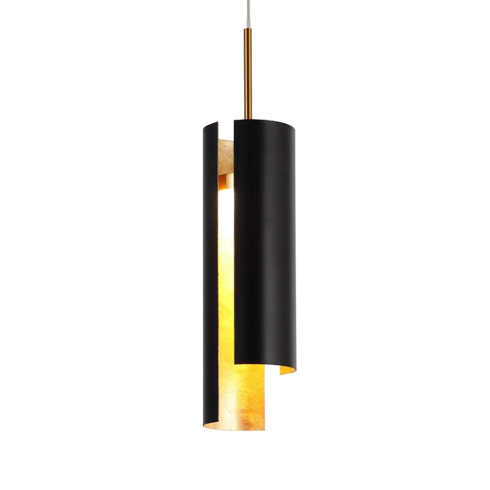 Welnto 1-Light LED Brass Pendant Light
