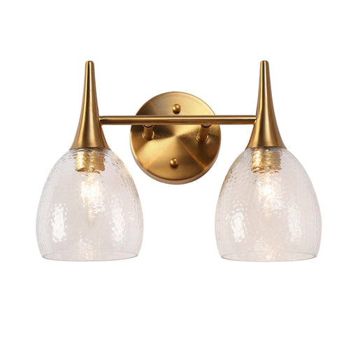 Cymerlarity 2-Light Brass Vanity Light