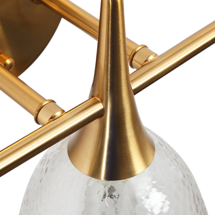 Cymerl 3-Light Brass Bathroom Vanity Light