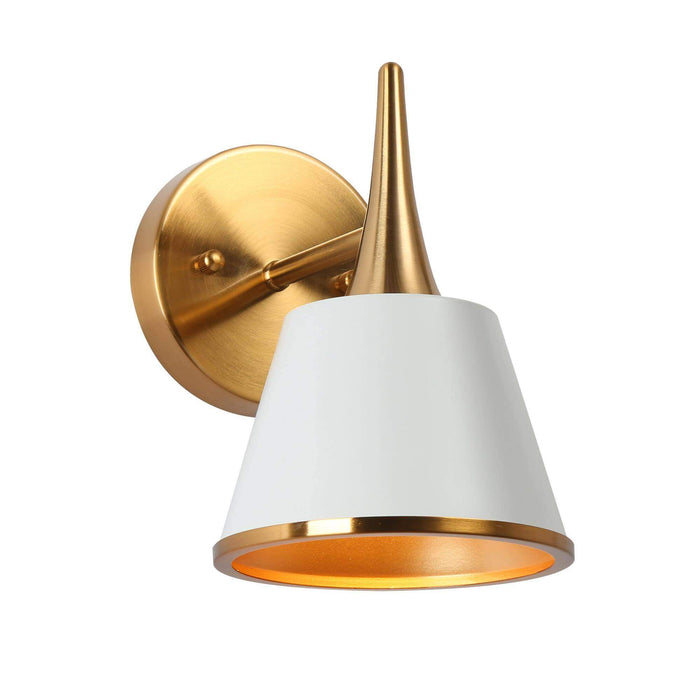 Idaikos 1-Light Brass Wall Sconce