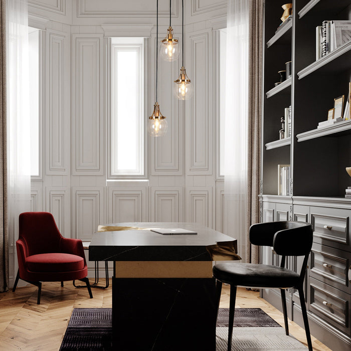 Nivella 3-Light Brass Chandelier