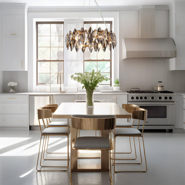 Erython 6-Light Brass Chandelier