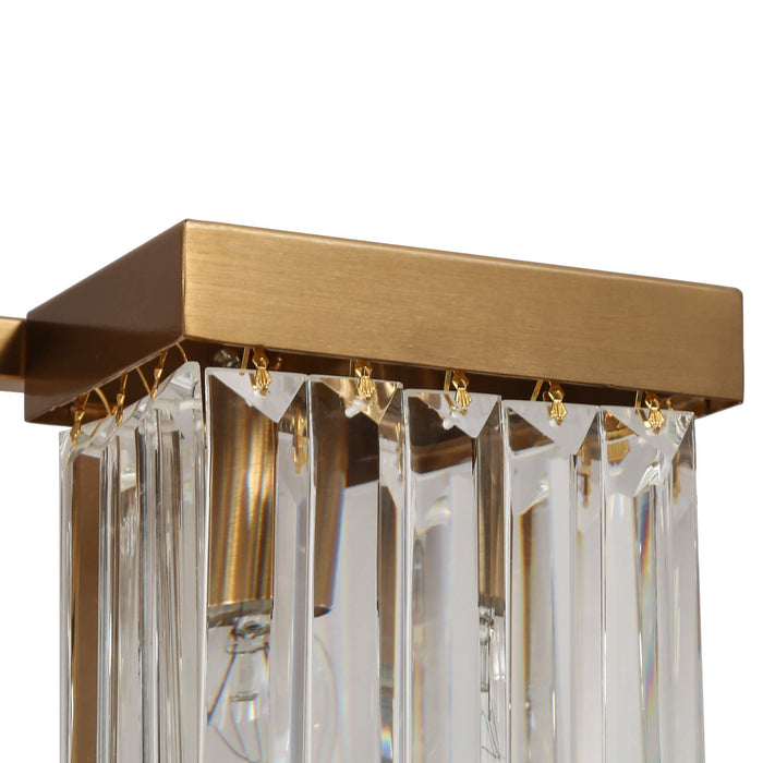 Labrite 3-Light Brass Bathroom Vanity Light