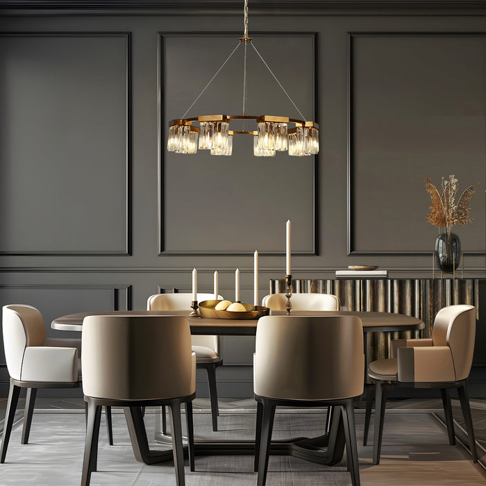 Labrite 8-Light Brass Chandelier