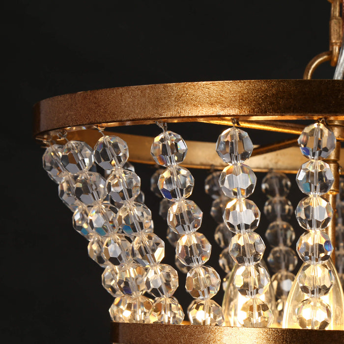 Mirelis 3-Light Gold Chandelier