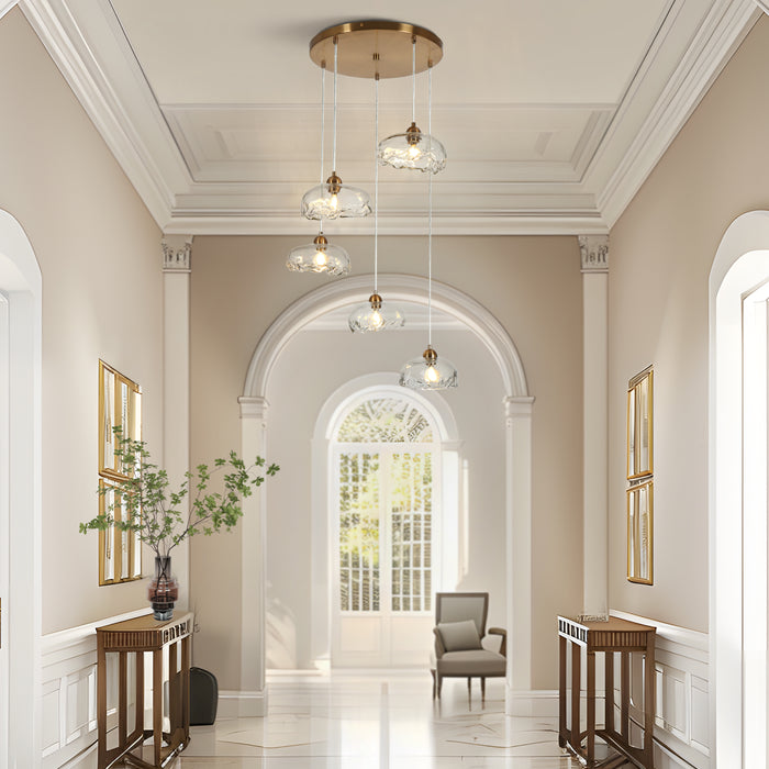 Bresin 5-Light Brass Chandelier