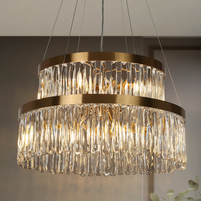 Avelise 6-Light Brass Chandelier