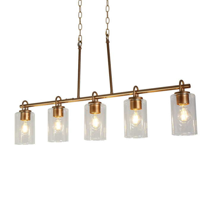 Natures 5-Light Gold Island Lights