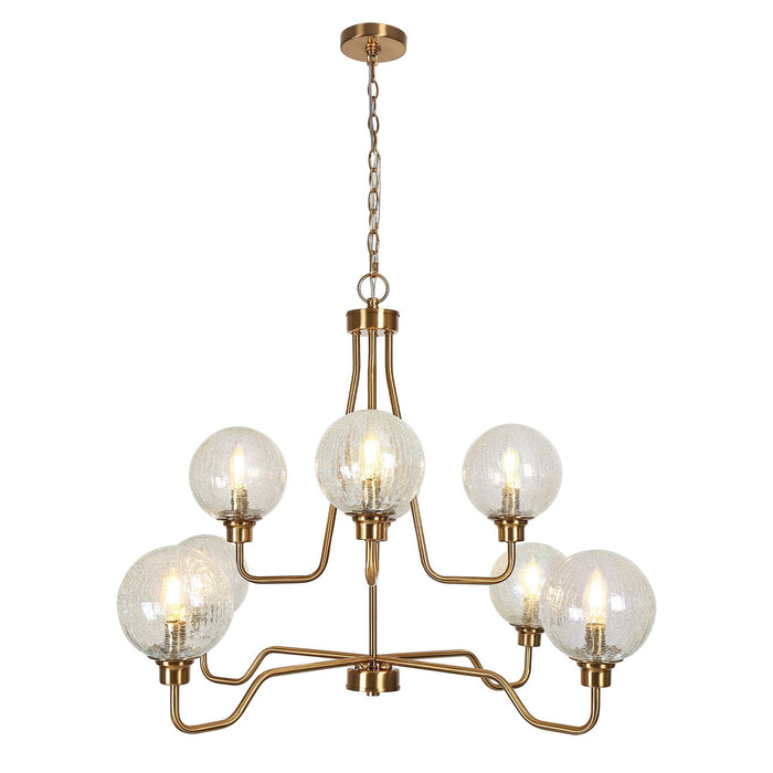 Oudspea 8-Light Brass Chandelier