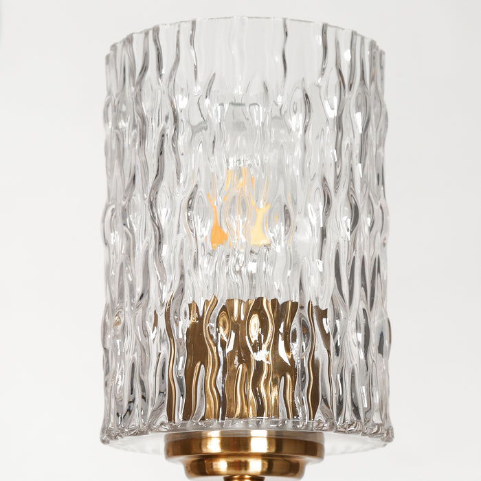 Everard 3-Light Brass Bathroom Vanity Light