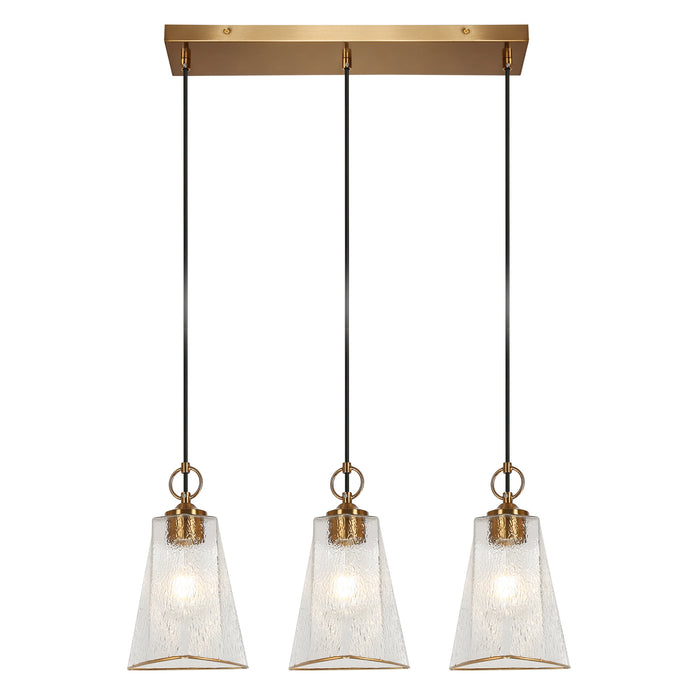 Sduiaor 3-Light Brass Island Light