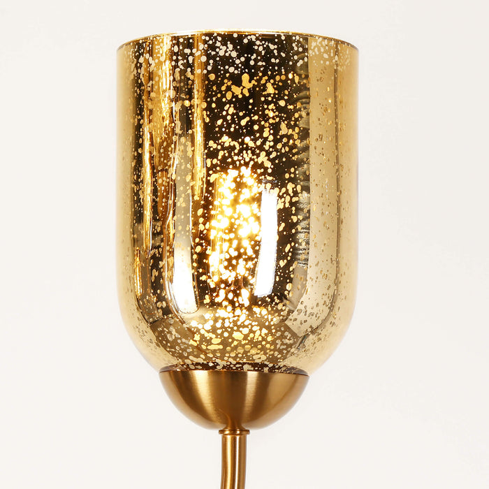 Euniect 8-Light Brass Chandelier