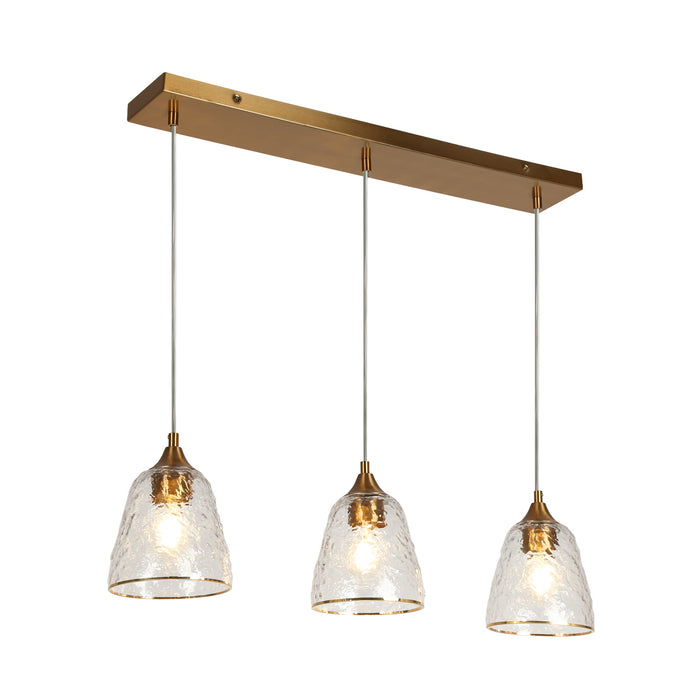 Dolohov 3-Light Brass Island Light