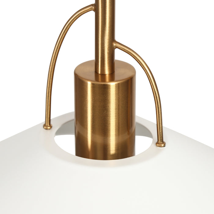 Raratin 1-Light Brass Pendant Light
