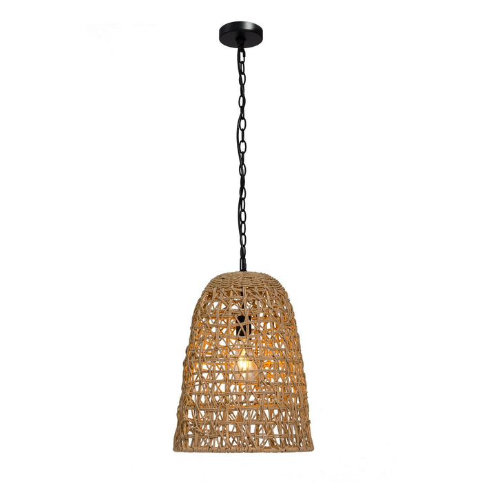Echbien 1-Light Wood Pendant Light