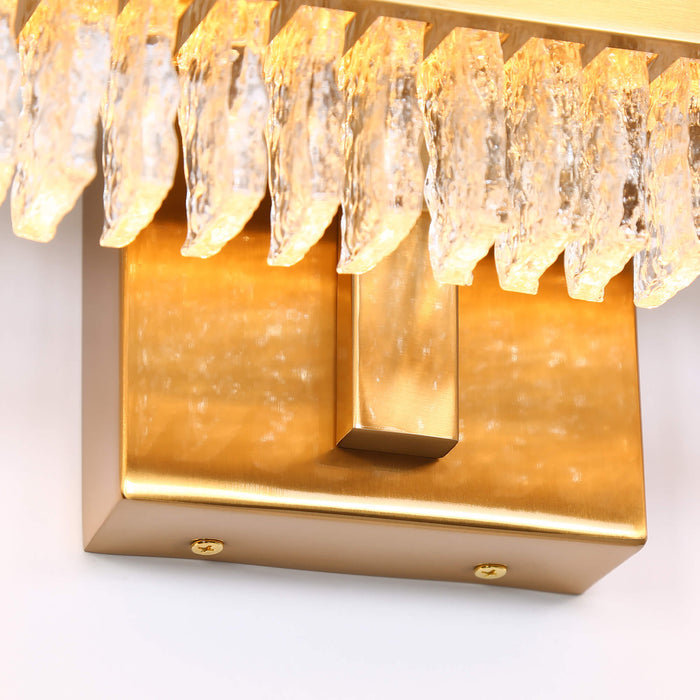 Nunaven 1-Light LED Brass Bathroom Vanity Light