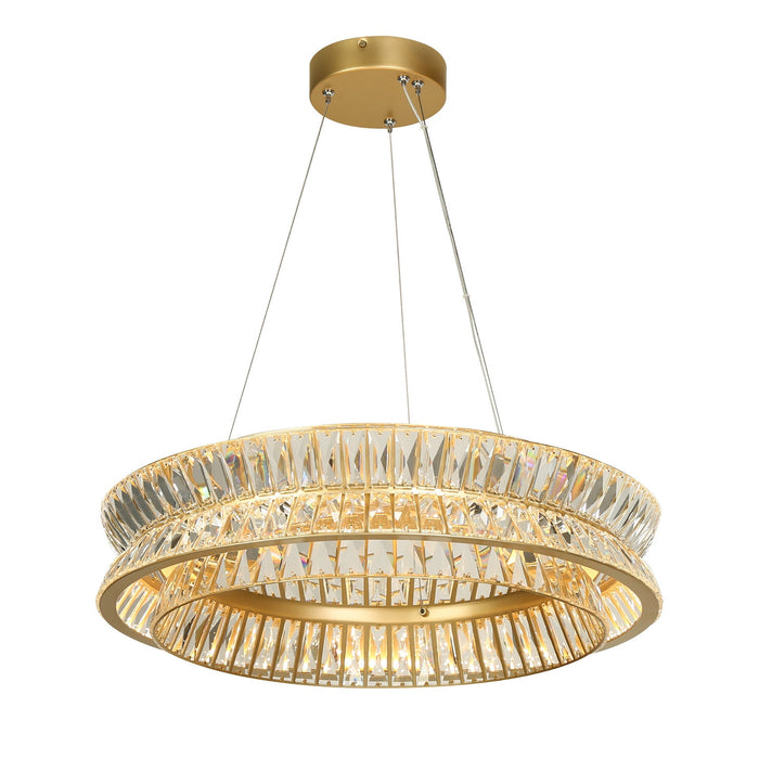 Drevion 1-Light LED Gold Chandelier