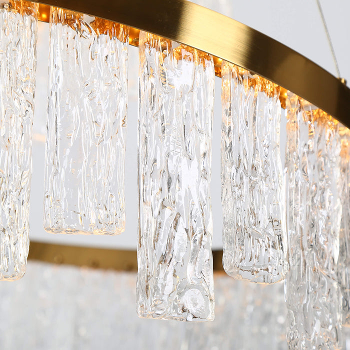 Felvion 1-Light LED Brass Chandelier