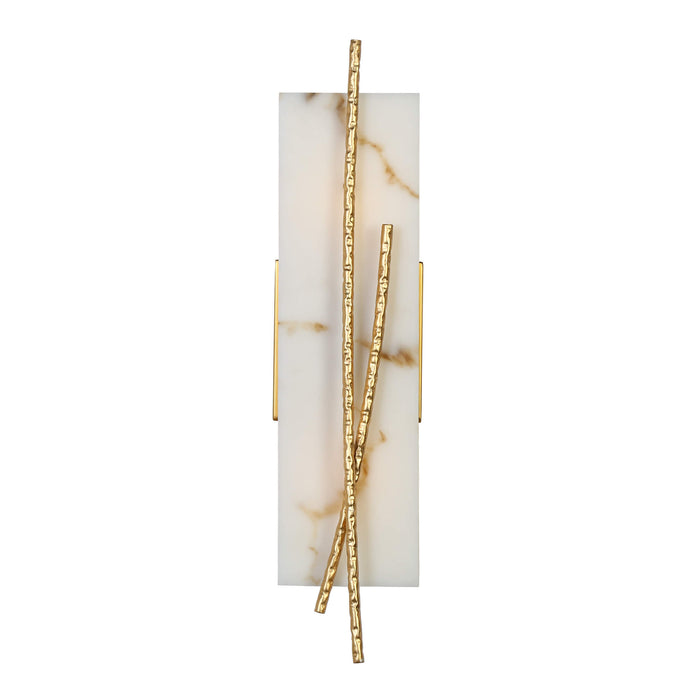 Lurvion 2-Light Brass Wall Sconce