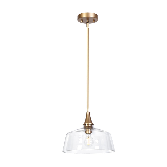 Nexarin 1-Light Gold Pendant Light