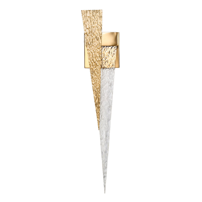 Drelise 1-Light LED Gold Acrylic Wall Sconce