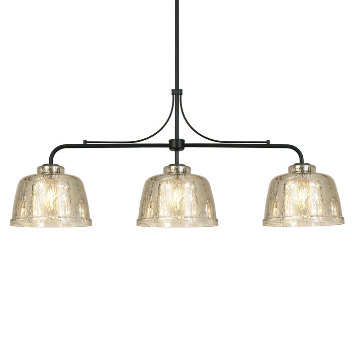 Brinor 3-Light Black Island Light