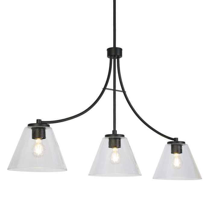 Faylora 3-Light Black Island Light