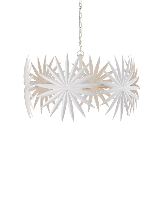 Bismarkia Small White Chandelier