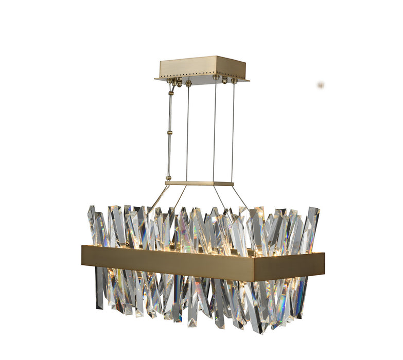 Glacier 26 Inch LED Rectangular Island