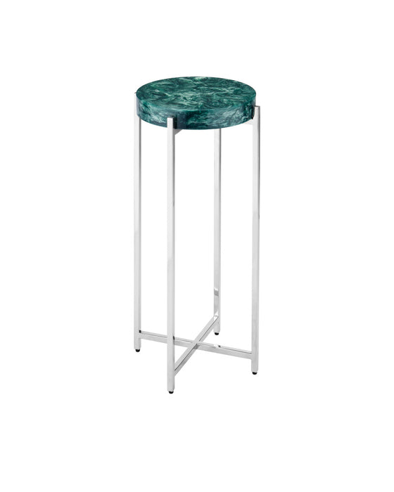 Rina Teal Drinks Table