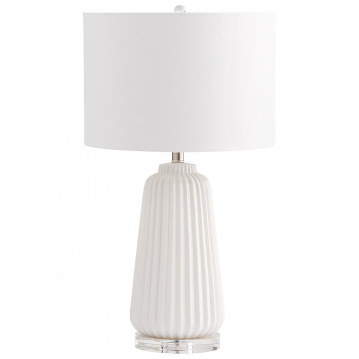 Delphine Table Lamp|White