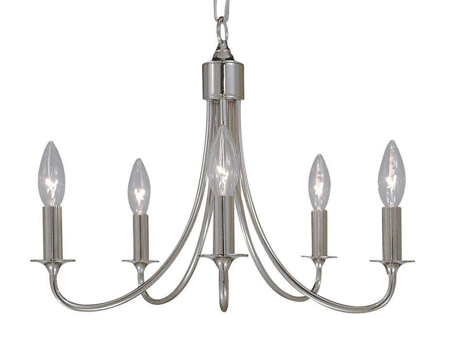 5-Light Roman Bronze Maisonette Mini Chandelier