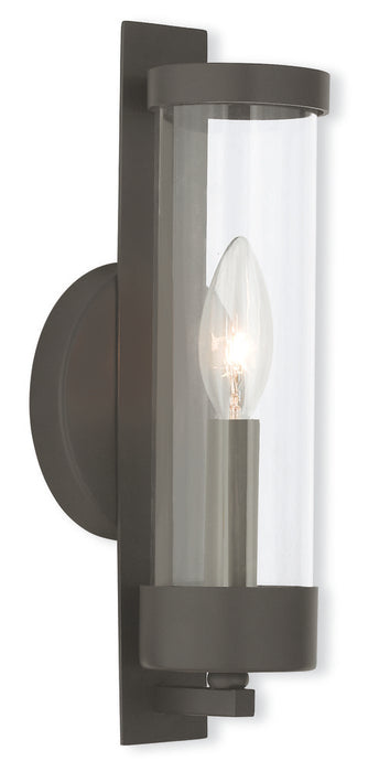 1 Light Bronze Wall Sconce