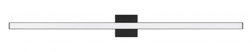 Trim 1 Light 48" LED Vanity in Flat Black