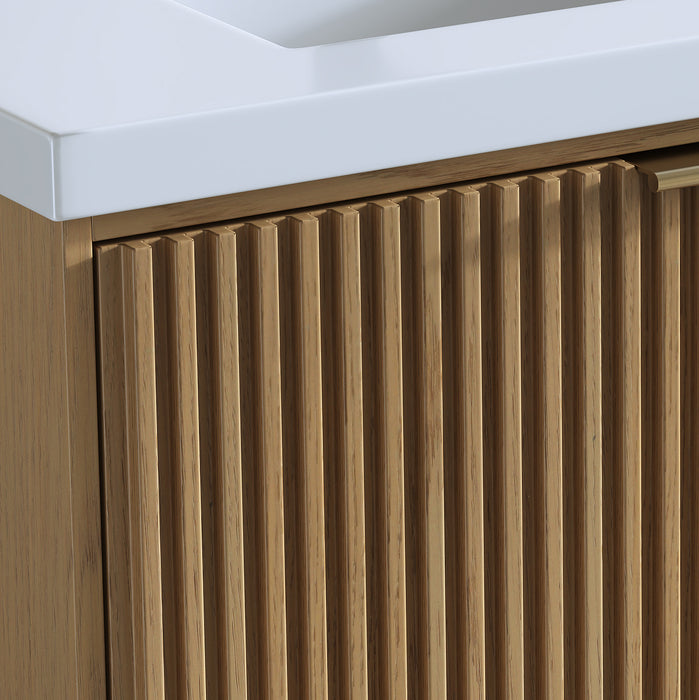 San Diego 30" Oak Gray Bathroom Vanity, Single Sink