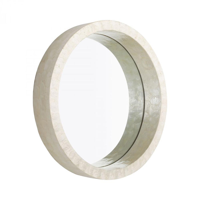 Triton Round Mirror|Wh-Sm