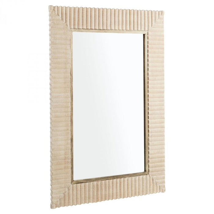 Estriada Rec Mirror|White