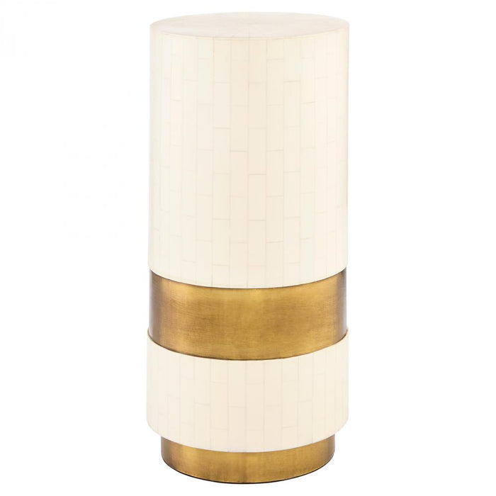 Monaco Side Tbl|Faux Bone