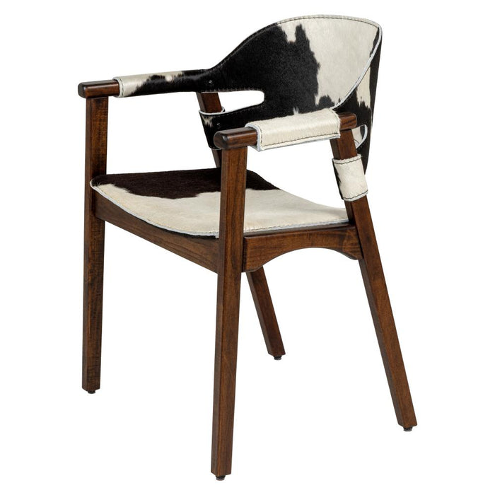 Boss Chair Black Hair-On-Hide