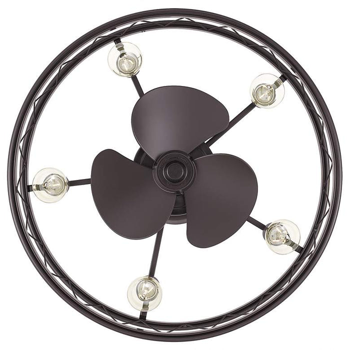 12" Bronze LED Ceiling Fan with Remote Control