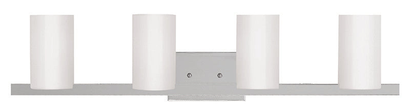 4 Light Polished Chrome Bath Light