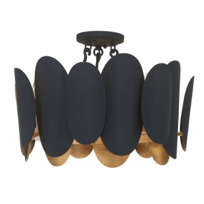 Vailen 20" 7-Light Semi Flush