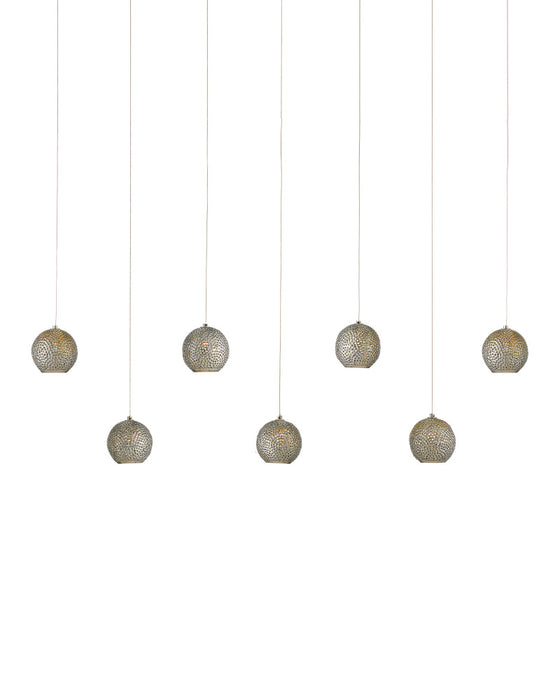 Giro 7-Light Linear Multi-Drop Pendant