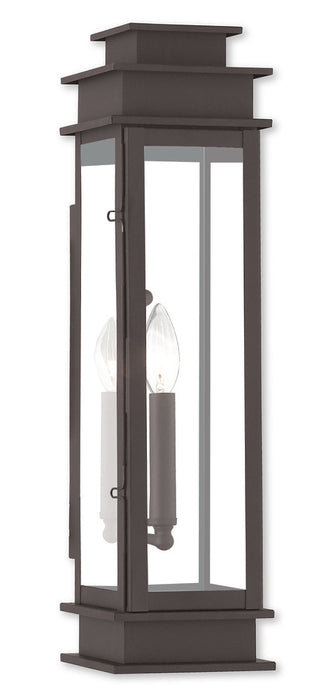 1 Light Bronze Outdoor Wall Lantern