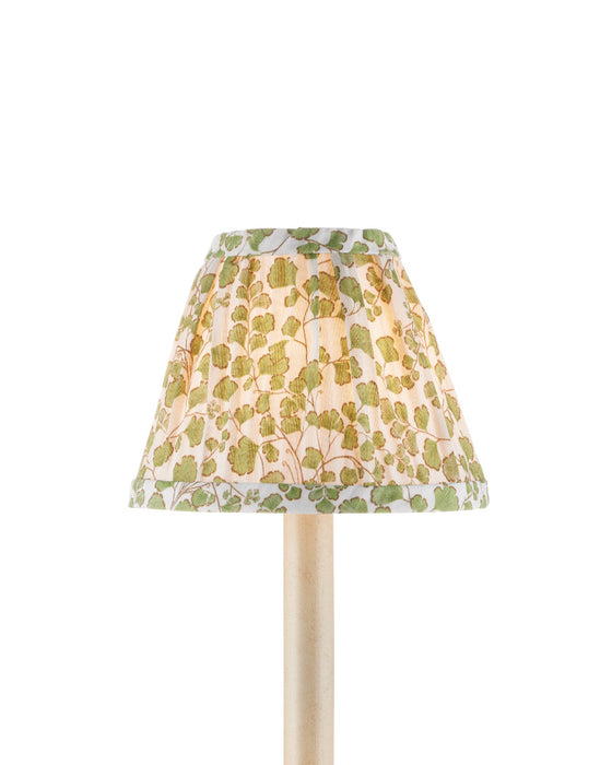 Maiden Fern Green Tapered Chandelier Shade