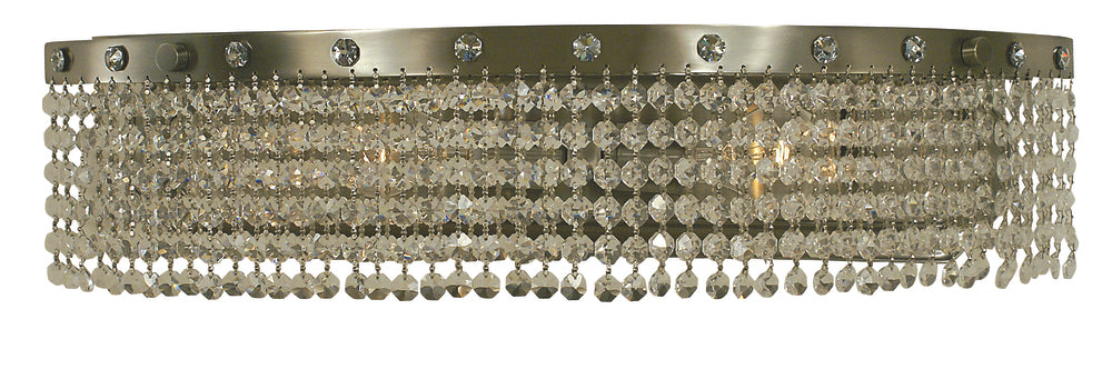 2-Light Polished Silver Princessa Sconce
