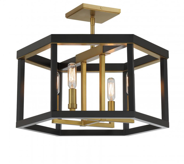 Union Estates - 4 Light Semi Flush