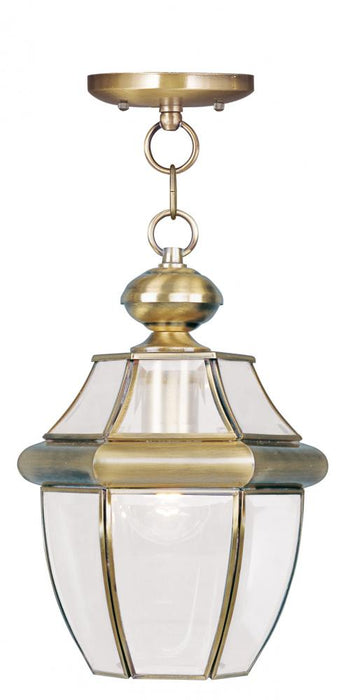 1 Light AB Outdoor Chain Lantern