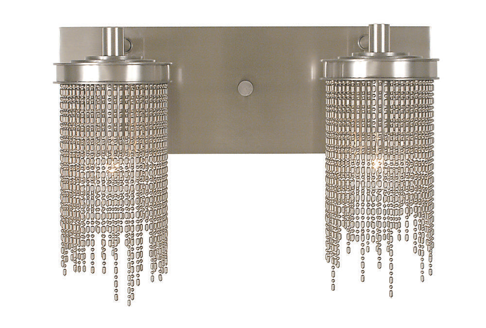 2-Light Polished Brass Guinevere Sconce